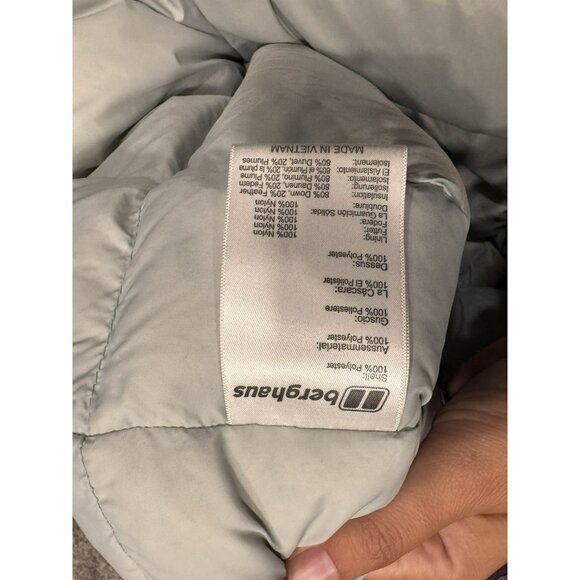Berghaus Gilet Womens Size UK 14 Purple Down Puffer Vest Outdoor Zipped Pockets - Picture 5 of 6